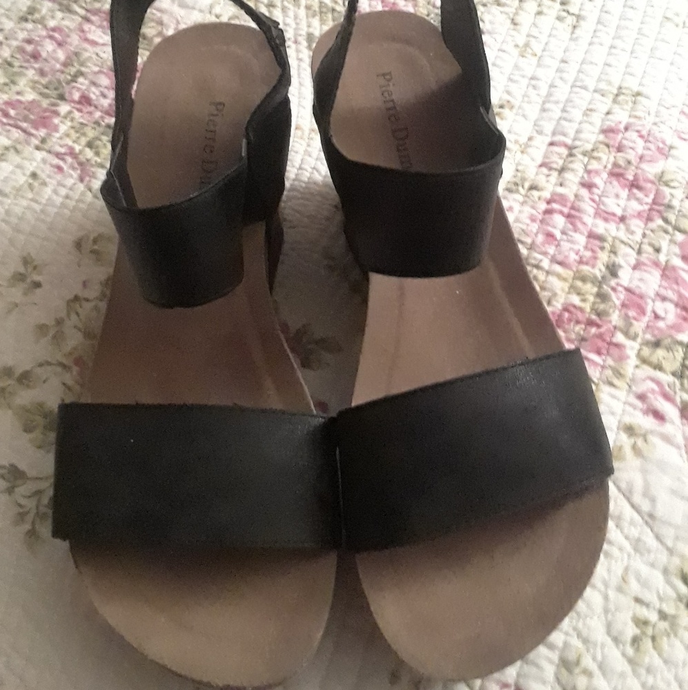 Strappy wedges